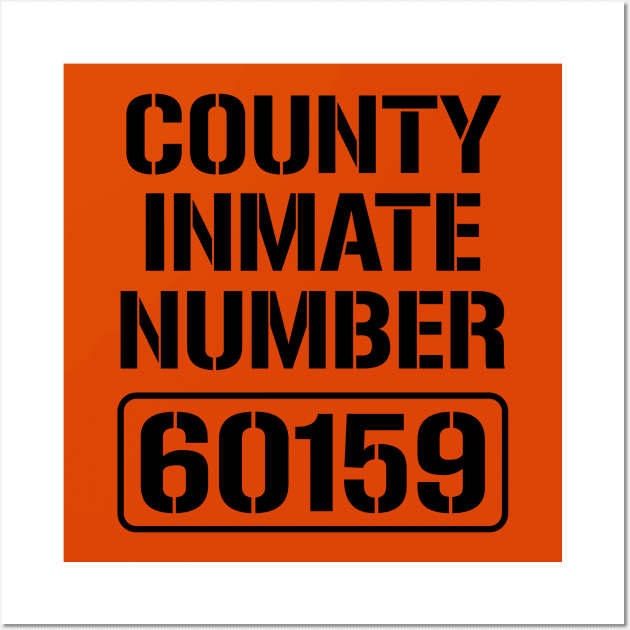 Count Inmate 60159 Lazy Costume Wall Art by SunGraphicsLab